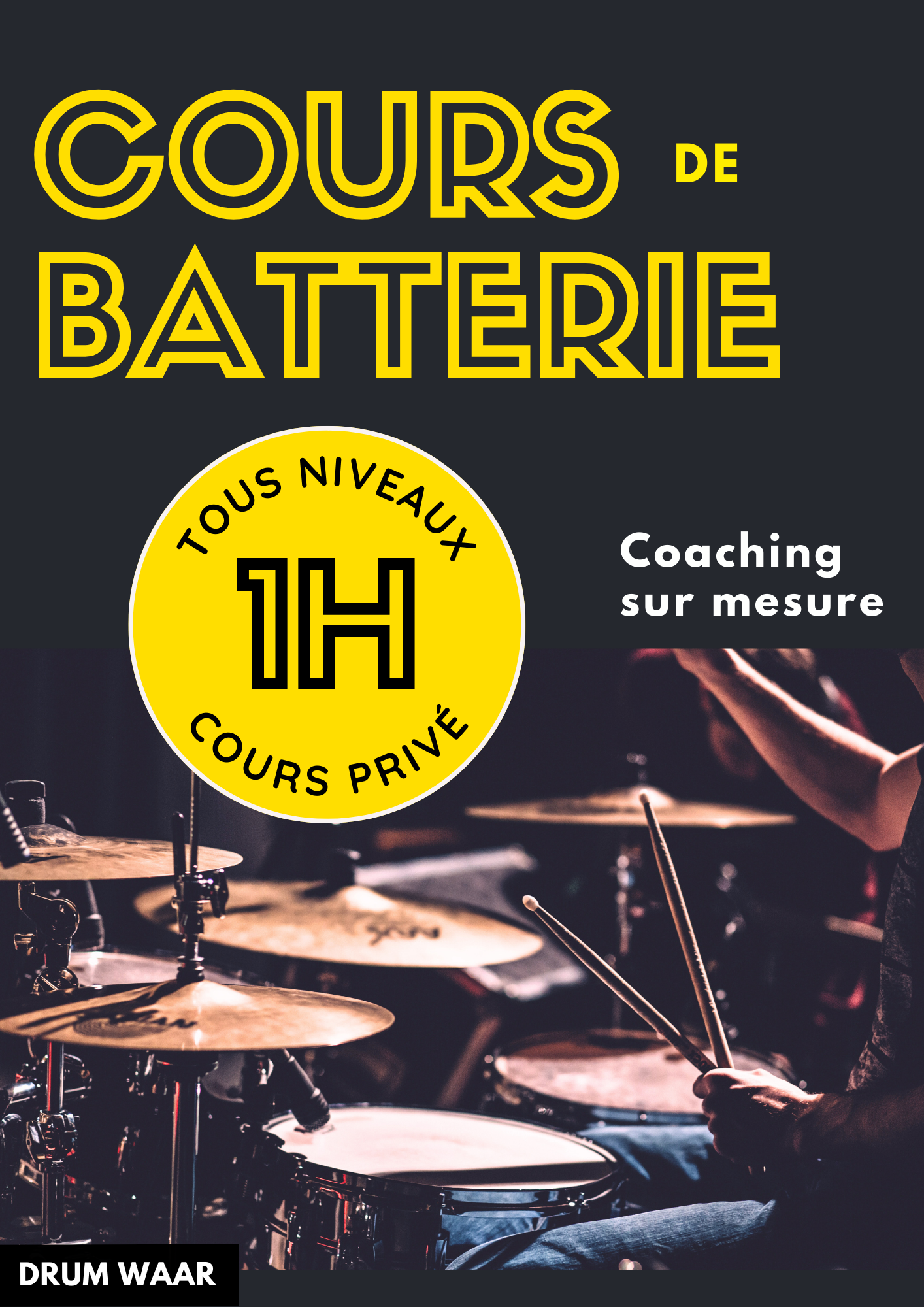 Cours de Batterie 1h – Image 2