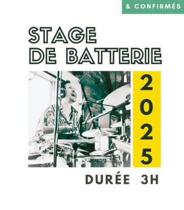 Stage de batterie 3h