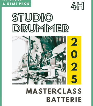 MasterClass Batterie – Studio Drummer